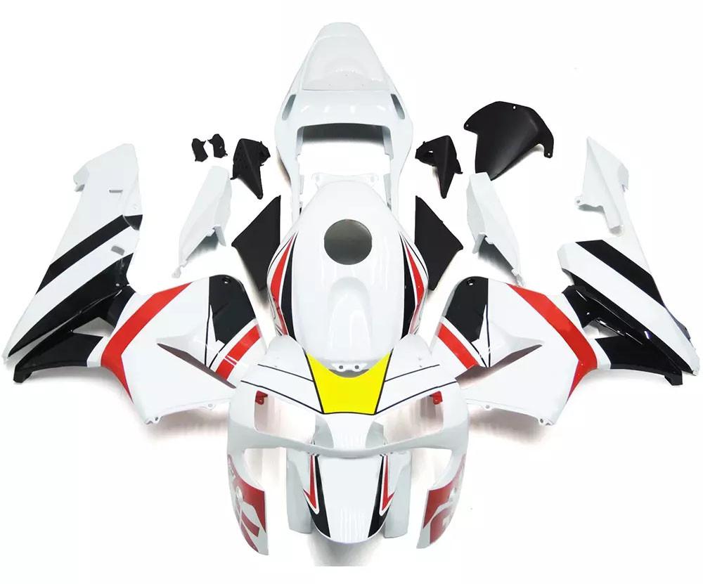 White, Black Red Motorcycle Fairings Plastics Kit For 2003-2004 Honda CBR600RR FM-5012