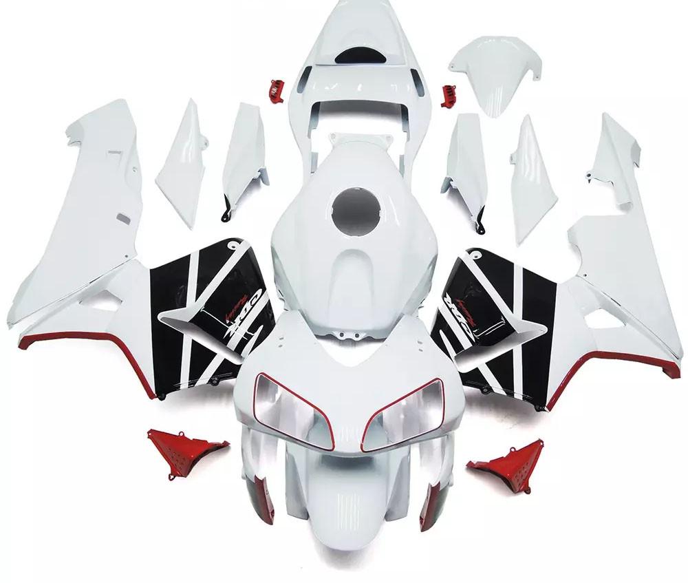 White, Red Black Motorcycle Fairings Plastics Kit For 2003-2004 Honda CBR600RR FM-5011