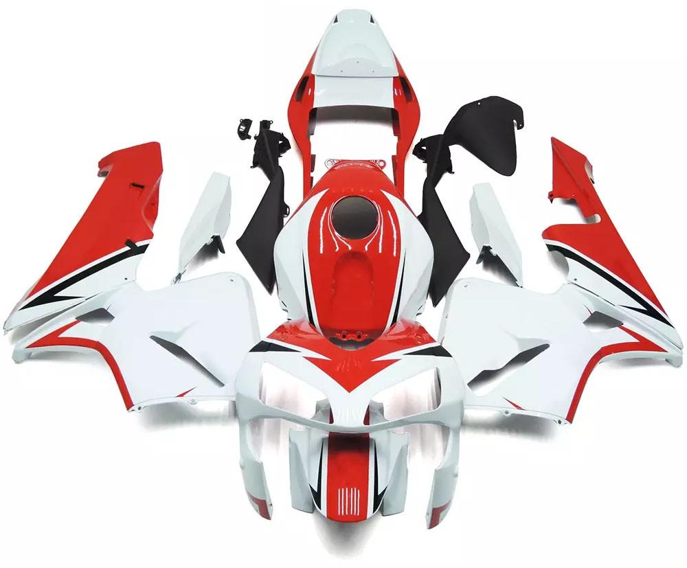 White Red Motorcycle Fairings Plastics Kit For 2003-2004 Honda CBR600RR FM-5013