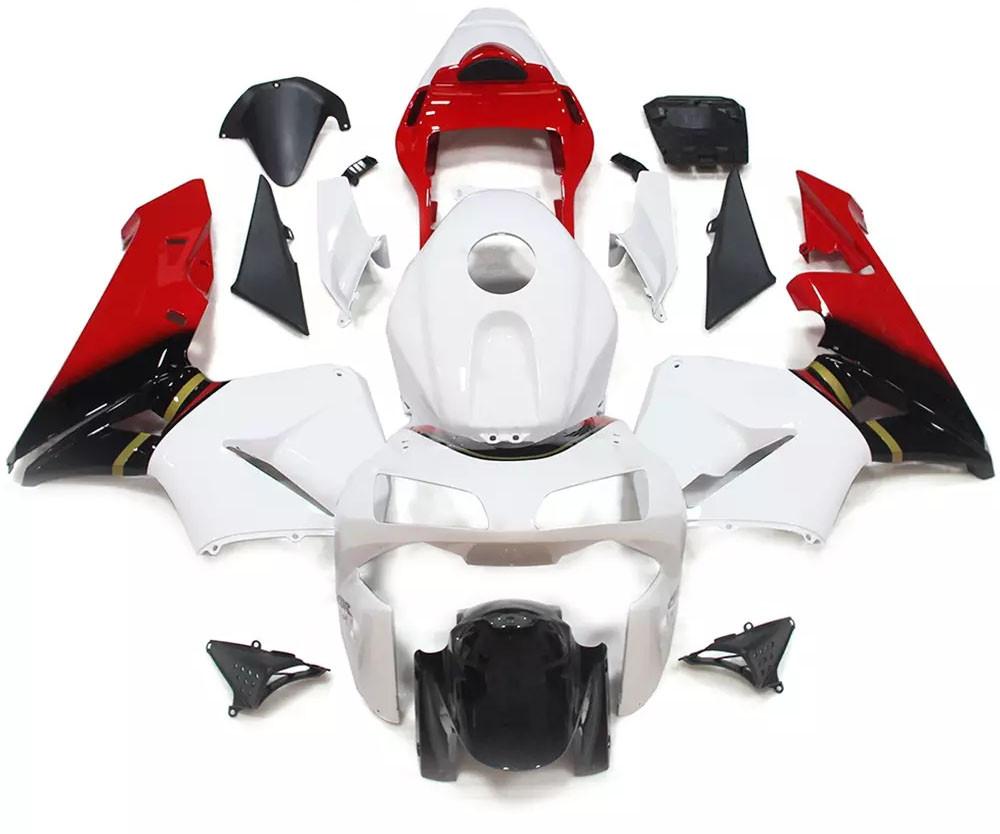 White, Red Black Motorcycle Fairings Plastics Kit For 2003-2004 Honda CBR600RR FM-5044