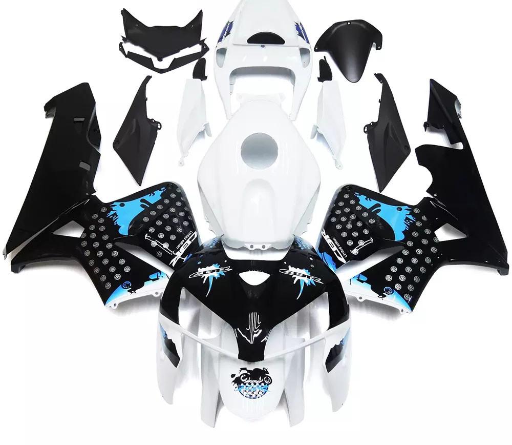 White, Black Blue Motorcycle Fairings Plastics Kit For 2005-2006 Honda CBR600RR FM-5003
