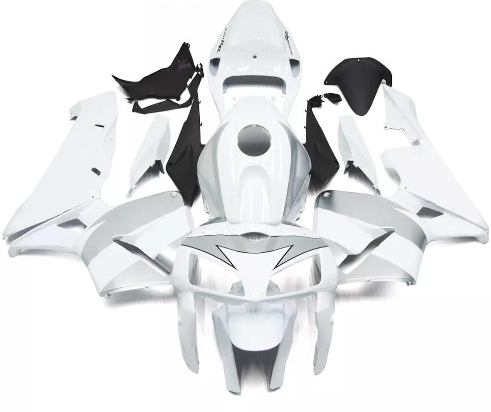 White Silver Motorcycle Fairings Plastics Kit For 2005-2006 Honda CBR600RR FM-4996