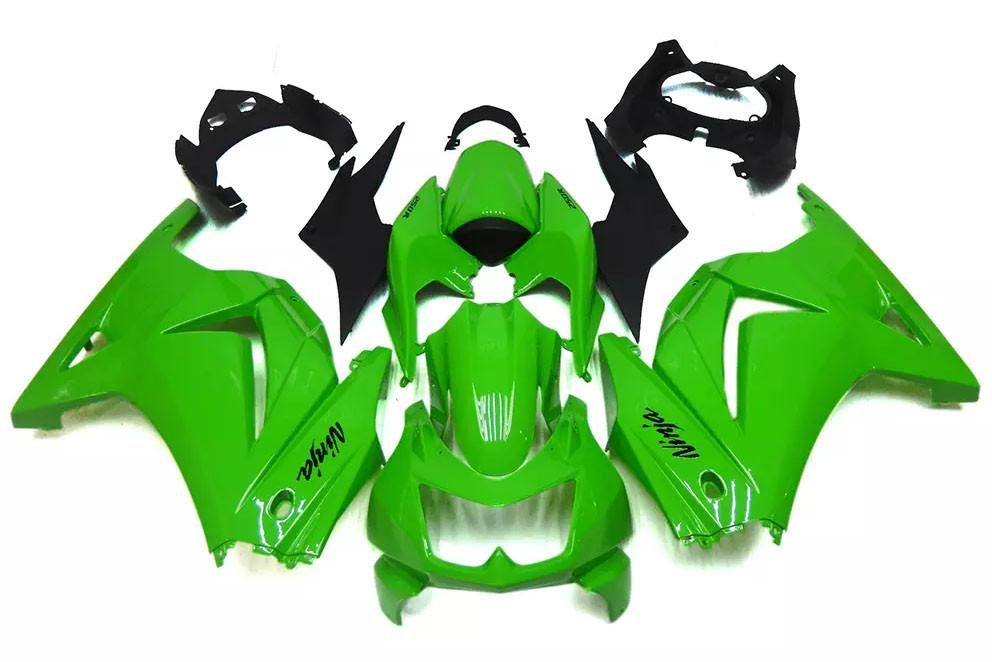Lemon Green Motorcycle Fairings Plastics Kit For 2008-2012 Kawasaki Ninja 250R FM-4493