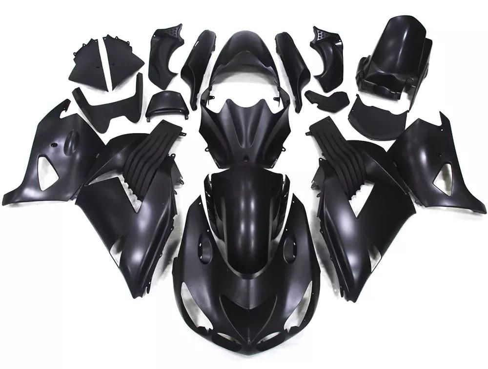 Matte Black Motorcycle Fairings Plastics Kit For Motorcycle Fairings Plastics Kit For 2006-2011 Kawasaki ZX-14R ZZR1400 FM-4514