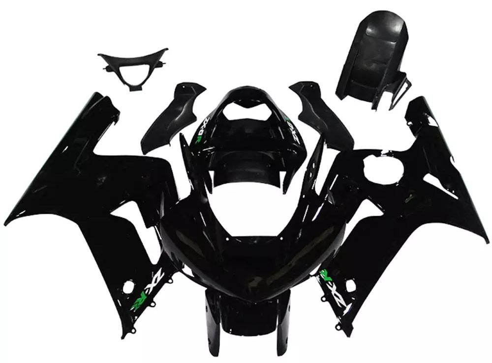 Gloss Black Motorcycle Fairings Plastics Kit For 2003-2004 Kawasaki ZX-6R FM-4587