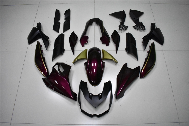 2010-2013 Kawasaki Z1000 Purple Customer paint Fairings FM-5258
