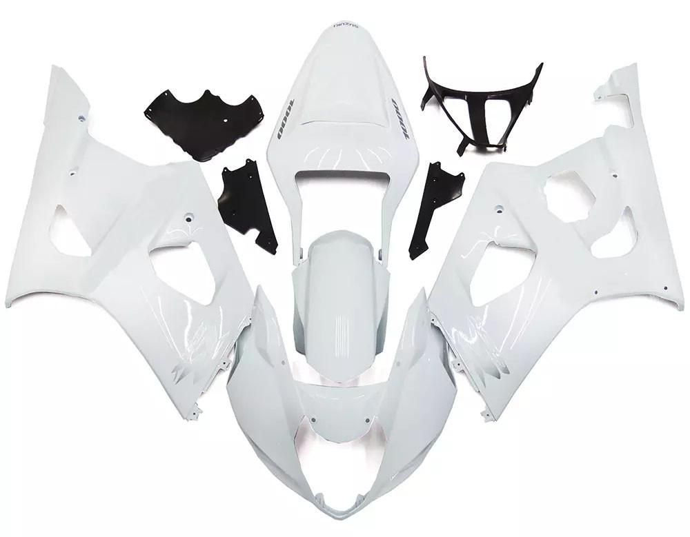 Pearl White Motorcycle Fairings Plastics Kit For 2003-2004 Suzuki GSX-R 1000 K3 FM-4367