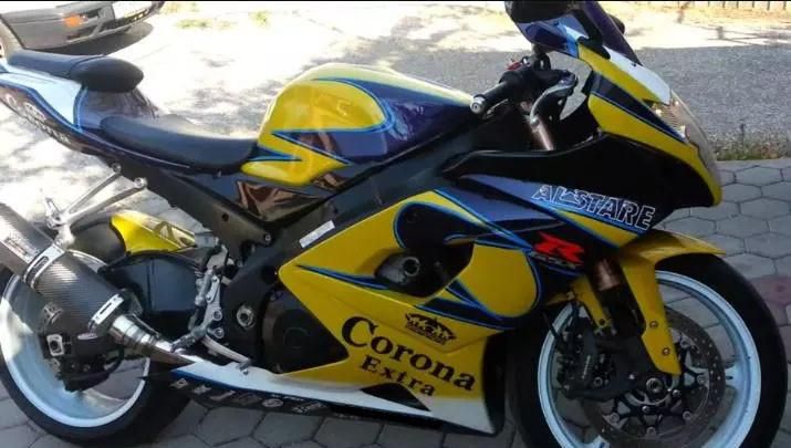 Yellow Black Corona Motorcycle Fairings Plastics Kit For 2005-2006 Suzuki GSX-R 1000 K5 FM-4344