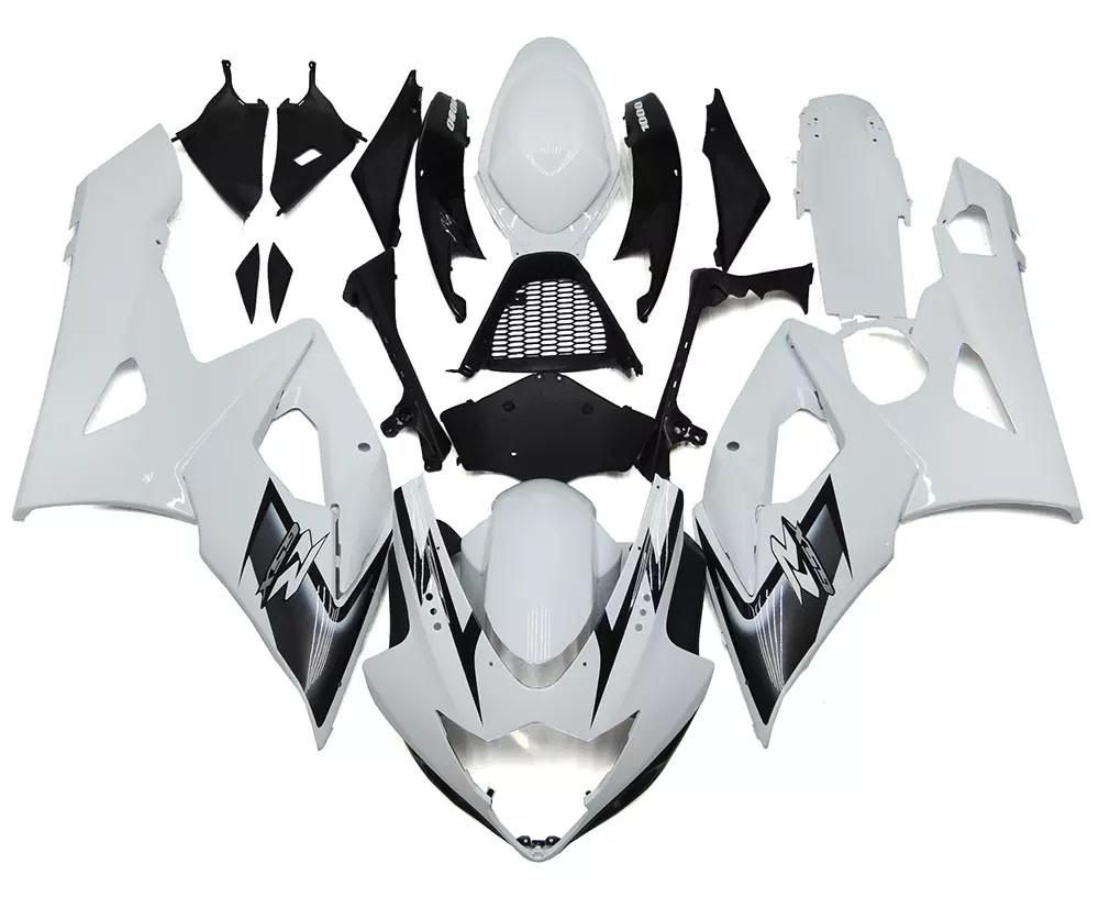 White Black Motorcycle Fairings Plastics Kit For 2005-2006 Suzuki GSX-R 1000 K5 FM-4349