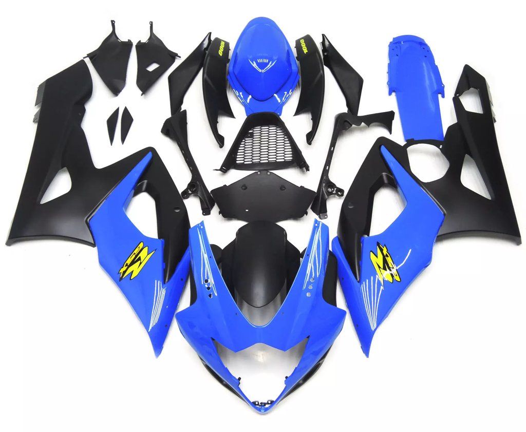 Blue Matte Black Motorcycle Fairings Plastics Kit For 2005-2006 Suzuki GSX-R 1000 K5 FM-4357