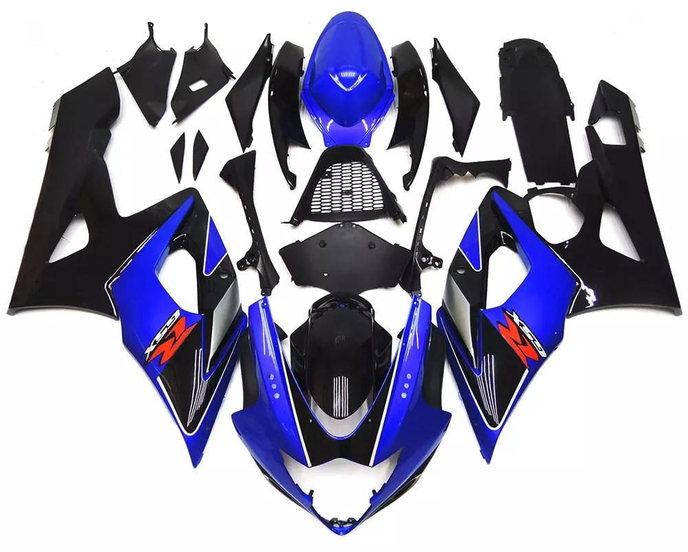 Blue Black Motorcycle Fairings Plastics Kit For 2005-2006 Suzuki GSX-R 1000 K5 FM-4358
