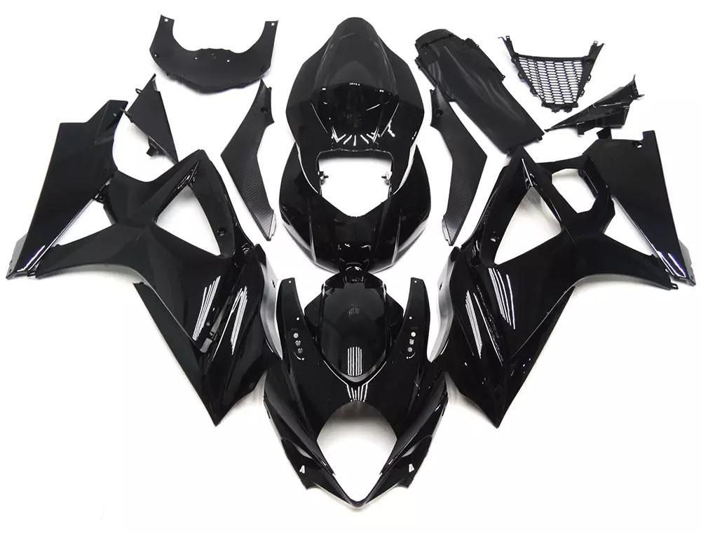 Gloss Black Motorcycle Fairings Plastics Kit For 2007-2008 Suzuki GSX-R 1000 K7 FM-4331