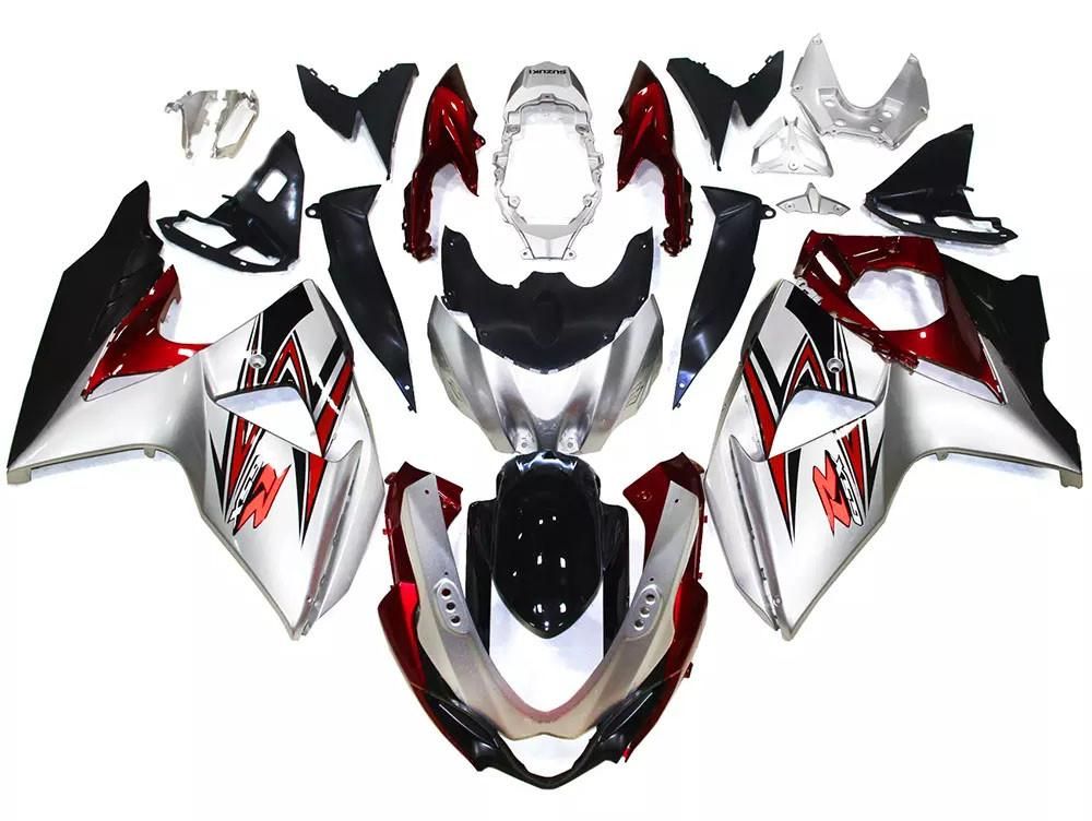 Silver, Red Black Motorcycle Fairings Plastics Kit For 2009-2016 Suzuki GSX-R 1000 K9 FM-4302