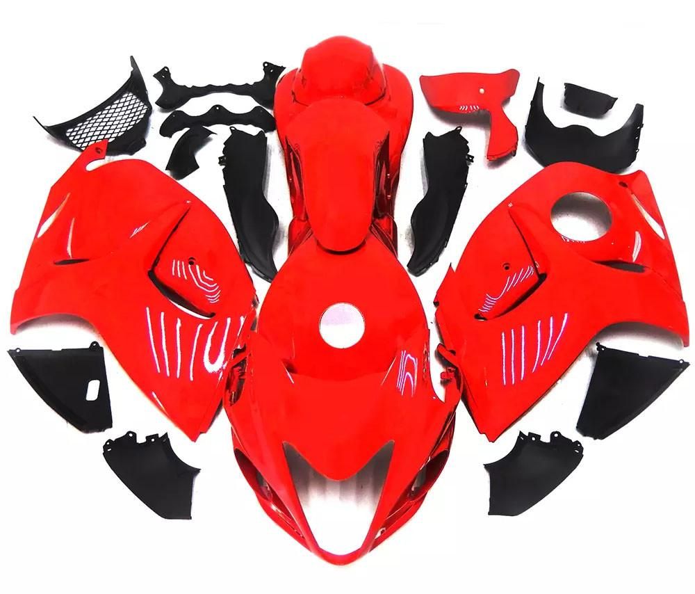 Pure Red Motorcycle Fairings Plastics Kit For 2008-2014 Suzuki GSX1300R Hayabusa FM-4271