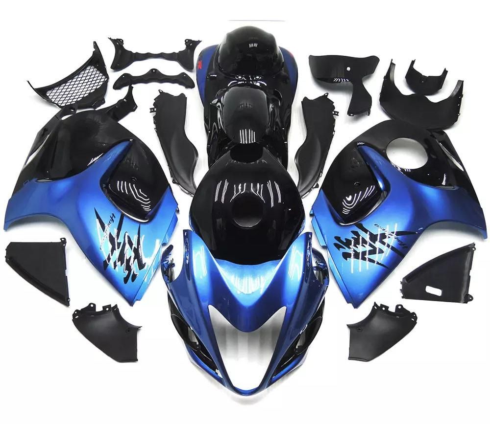 Pearl Blue Black Motorcycle Fairings Plastics Kit For 2008-2014 Suzuki GSX1300R Hayabusa FM-4272