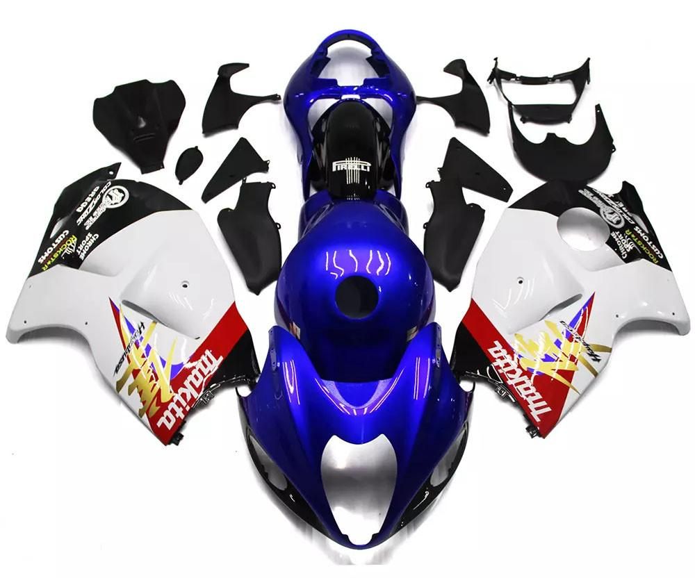 Blue, White Black Motorcycle Fairings Plastics Kit For 1997-2007 Suzuki GSX1300R Hayabusa FM-4288