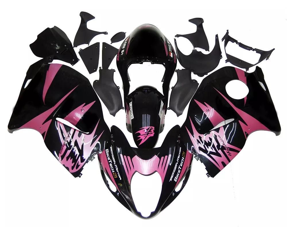 Black Pink Motorcycle Fairings Plastics Kit For 1997-2007 Suzuki GSX1300R Hayabusa FM-4292