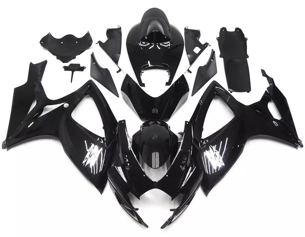 Matte Black Motorcycle Fairings Plastics Kit For Suzuki GSXR600-750 GSXR600 06-07 / GSXR750 06-07 FM-4431