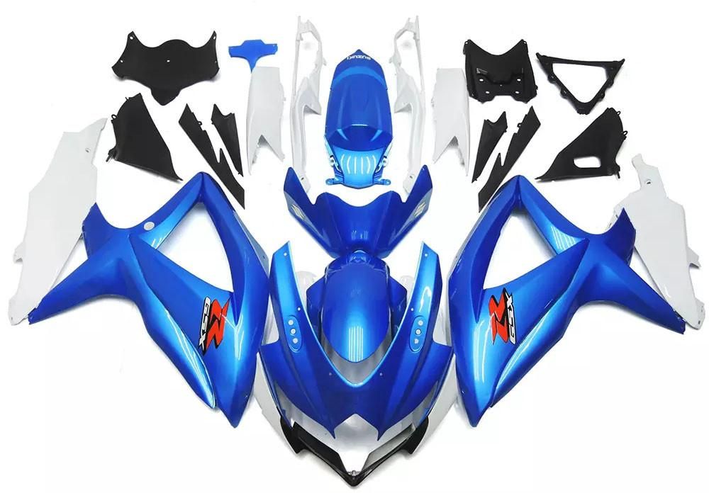 Pearl Blue Motorcycle FairingsFor Suzuki GSXR600-750 GSXR600 2008-2010 / GSXR750 2008-2010 FM-4407