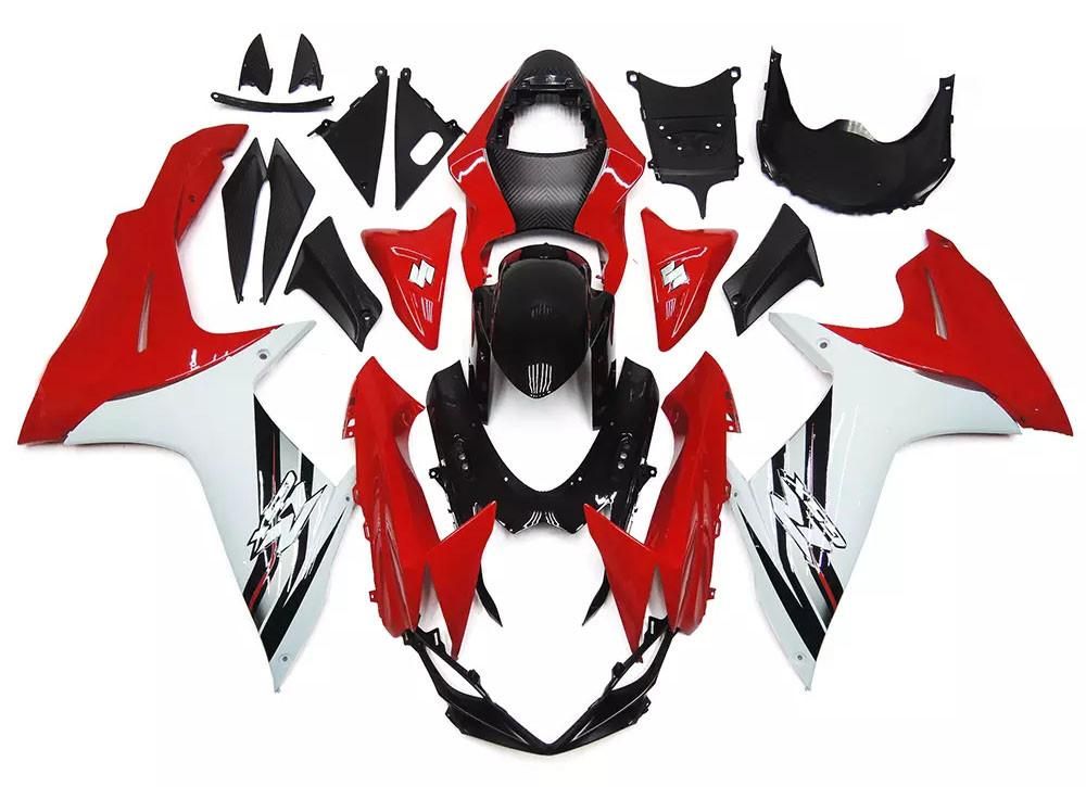 Red, White Black Motorcycle Fairings Plastics Kit For 2011-2016 Suzuki GSX-R 600/750 L1 FM-4386