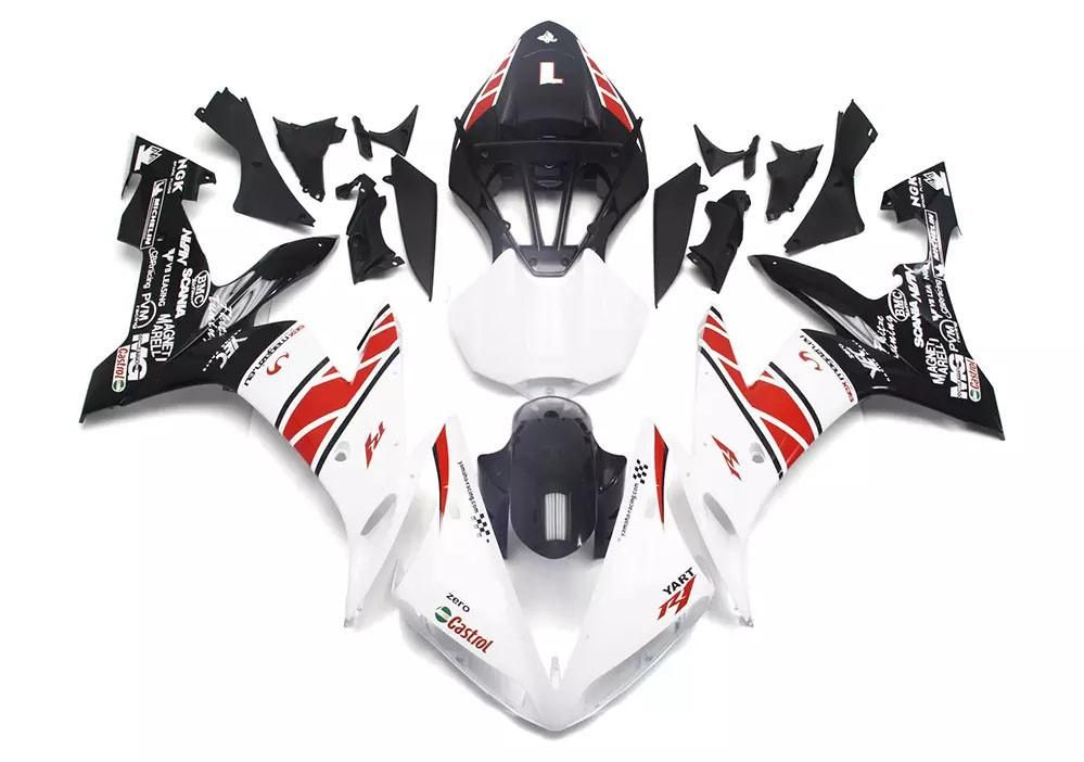 White, Black Red Motorcycle Fairings Plastics Kit For 2004-2006 Yamaha YZF-R1 FM-4745