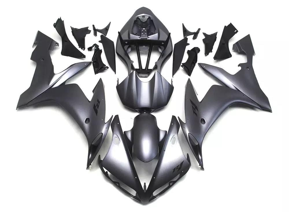 Flat Gray Motorcycle Fairings Plastics Kit For 2004-2006 Yamaha YZF-R1 FM-4748