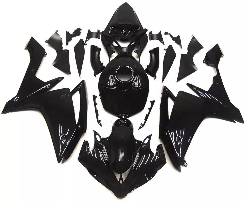 Gloss Black Motorcycle Fairings Plastics Kit For 2007-2008 Yamaha YZF-R1 FM-4714