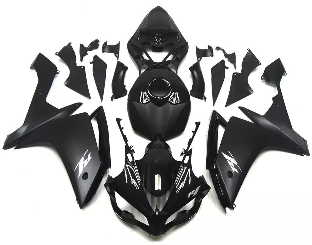 Black Motorcycle Fairings Plastics Kit For 2007-2008 Yamaha YZF-R1 FM-4719