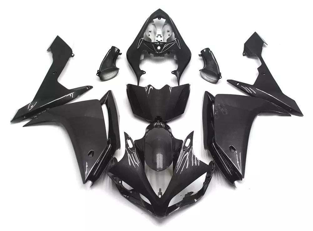 Black Motorcycle Fairings Plastics Kit For 2007-2008 Yamaha YZF-R1 FM-4733