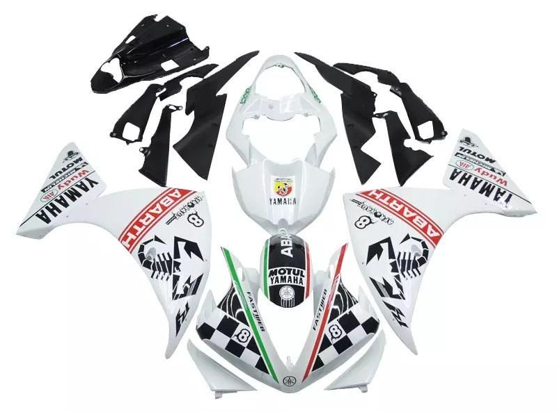 White, Black Red Motorcycle Fairings Plastics Kit For 2009-2011 Yamaha YZF-R1 FM-4684