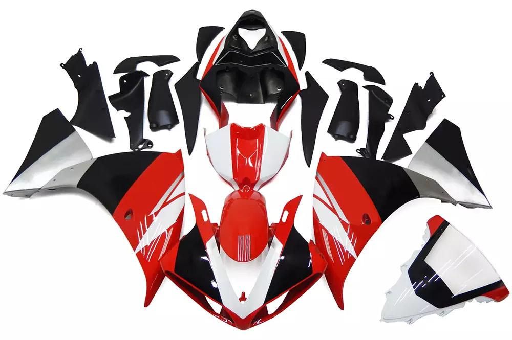 Red, Black Gray Motorcycle Fairings Plastics Kit For 2009-2011 Yamaha YZF-R1 FM-4697