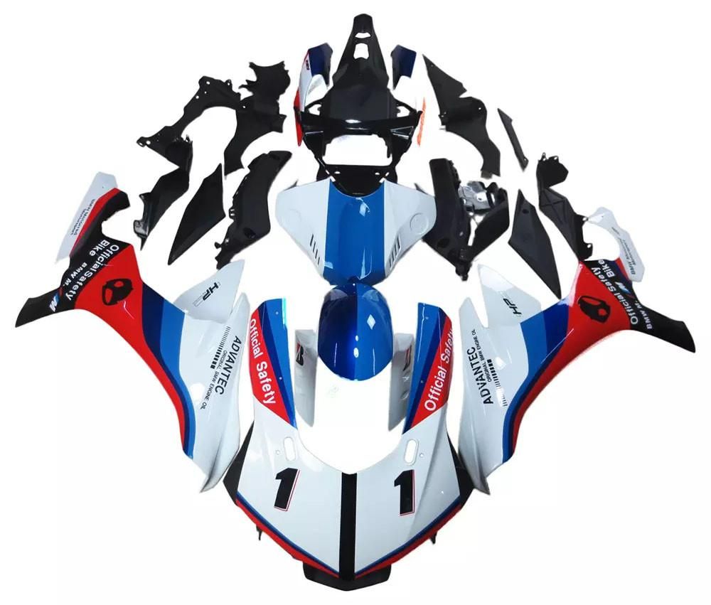 White, Red Blue Motorcycle Fairings Plastics Kit For 2015-2019 Yamaha YZF-R1 FM-4661