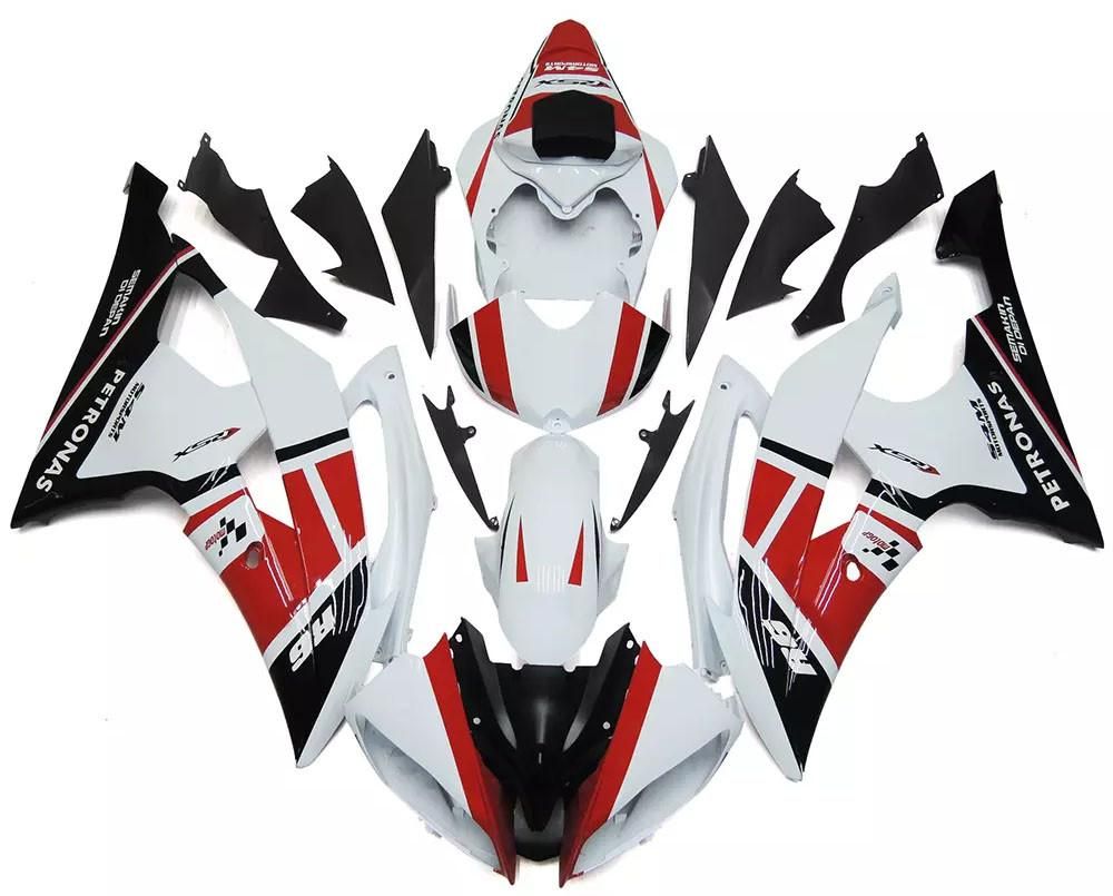 White, Red Black Motorcycle Fairings Plastics Kit For 2008-2016 Yamaha YZF-R6 FM-4816
