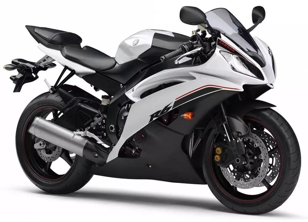 White Black Motorcycle Fairings Plastics Kit For 2008-2016 Yamaha YZF-R6 FM-4826