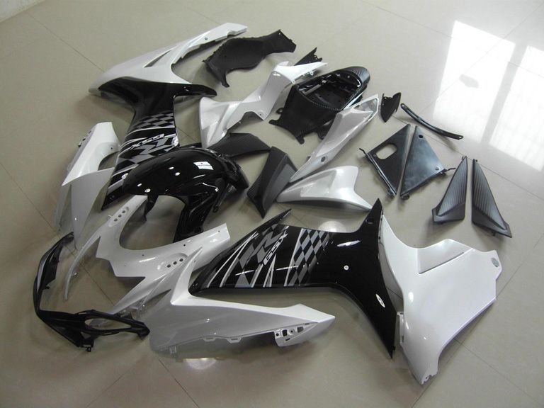 Fairings Plastics Kit For Suzuki GSXR600-750 GSXR600 2011-2017 / GSXR750 2011-2017 Pearl White Black OEM FM-1501