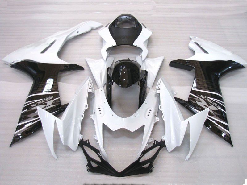 Fairings Plastics Kit For Suzuki GSXR600-750 GSXR600 2011-2017 / GSXR750 2011-2017 Silver White FM-1510