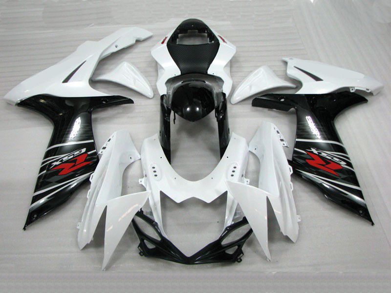 Fairings Plastics Kit For Suzuki GSXR600-750 GSXR600 2011-2017 / GSXR750 2011-2017 White Black FM-1512