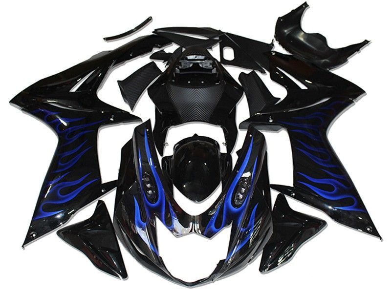 Fairings Plastics Kit For Suzuki GSXR600-750 GSXR600 2011-2017 / GSXR750 2011-2017 Blue Flame FM-1516