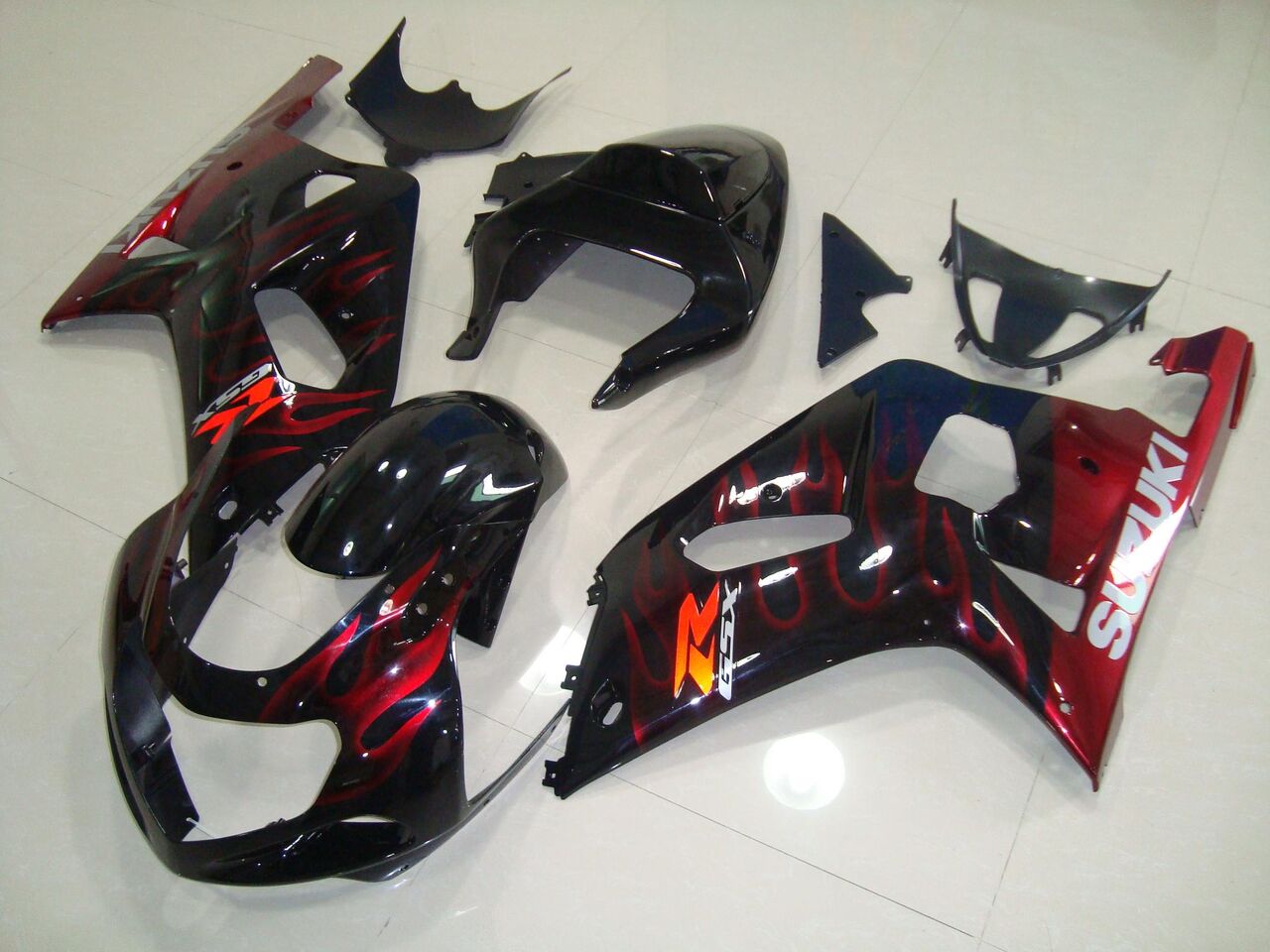 Suzuki GSXR600-750 GSXR600 2001-2003 / GSXR750 200-2003 Fairings Plastics Kit FM-0542