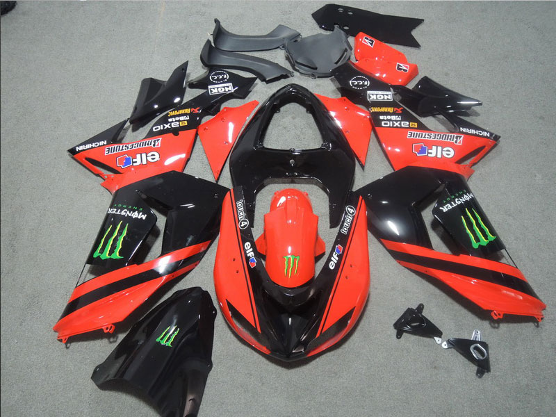 Ninja ZX-10R Fairings Plastics Kit 2006-2007 FM-0874