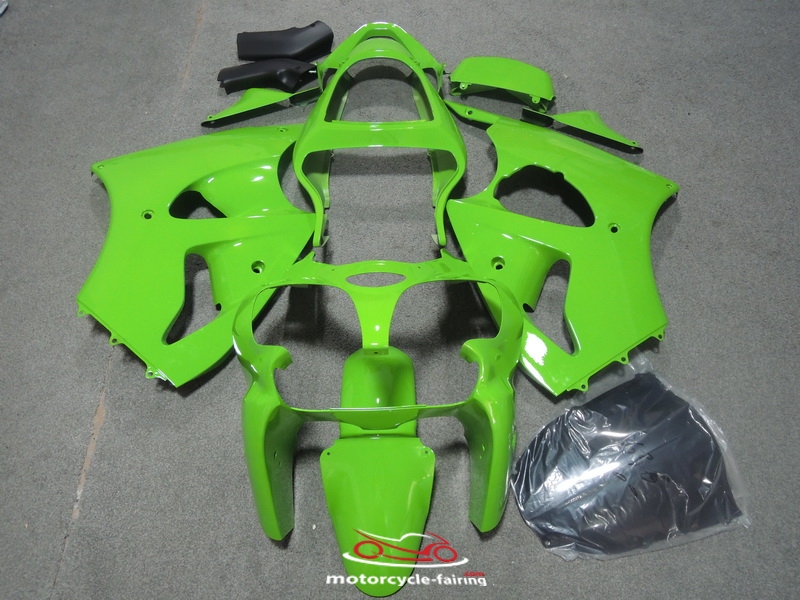 Kawasaki Ninja ZX-6R Fairings Plastics Kit 2000-2002 FM-0815