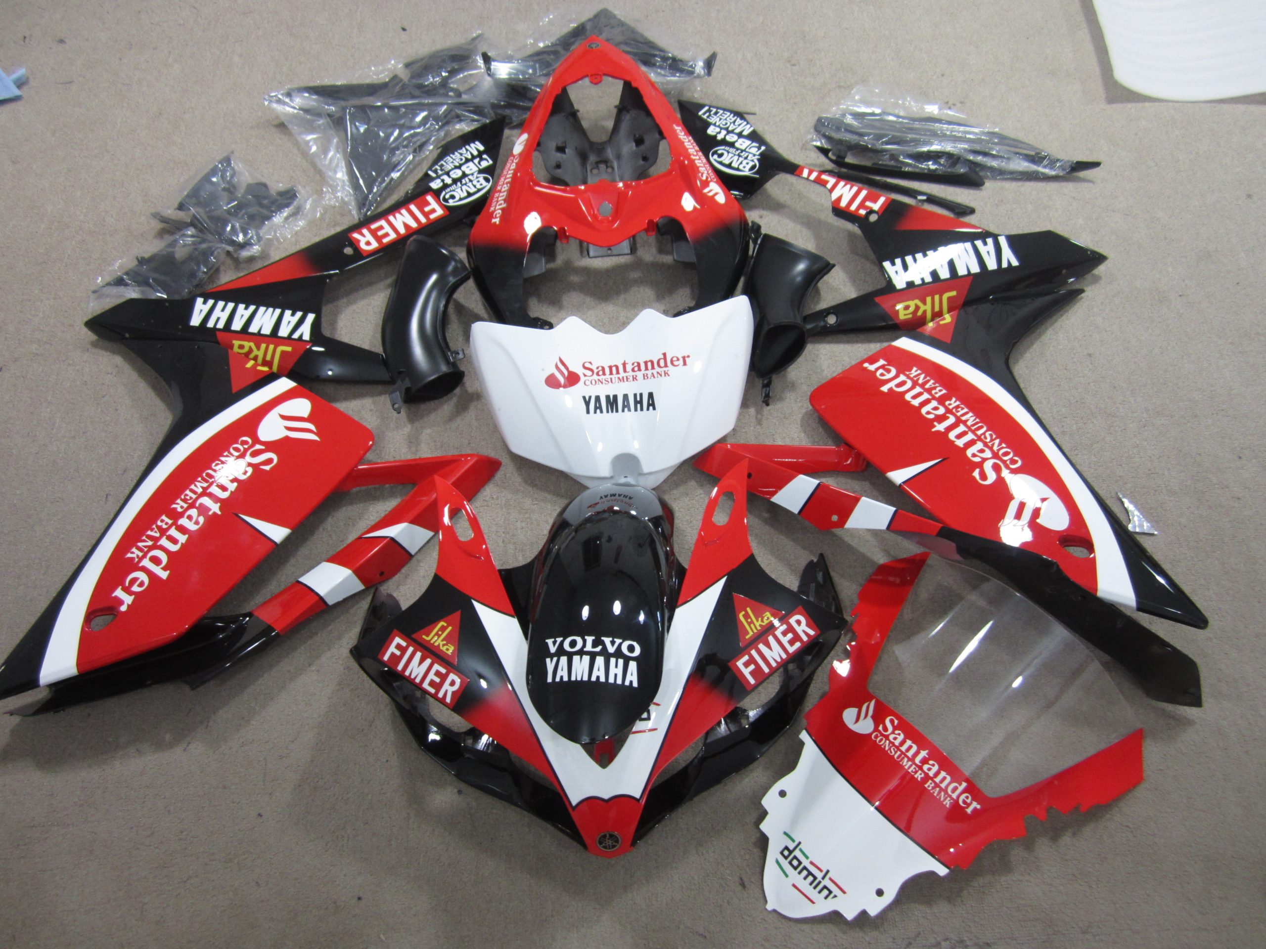 Yamaha YZF-R1 Fairings Plastics Kit 2007-2008 FM-1145