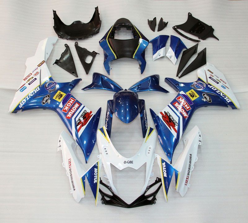Fairings Plastics Kit For Plastics Suzuki GSXR600-750 GSXR600 2011-2017 / GSXR750 2011-2017 K11 Blue White Racing FM-1525
