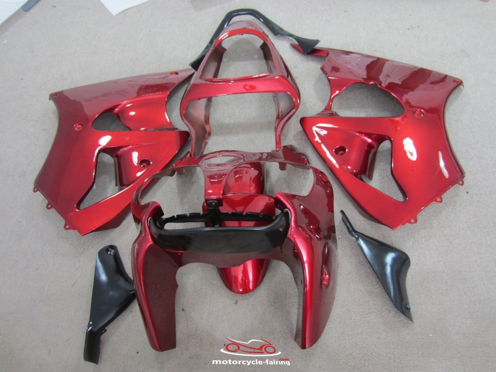 Kawasaki Ninja ZX-6R Fairings Plastics Kit 2000-2002 FM-0813