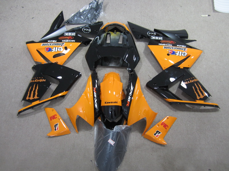 Kawasaki Ninja ZX-10R Fairings Plastics Kit 2004-2005 FM-0834