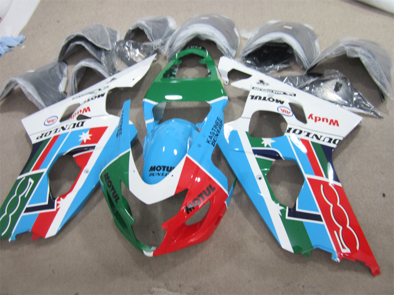 Suzuki GSX-R750 GSXR600 2004-2005 / GSXR750 2004-2005 Fairings Plastics Kit  FM-0573