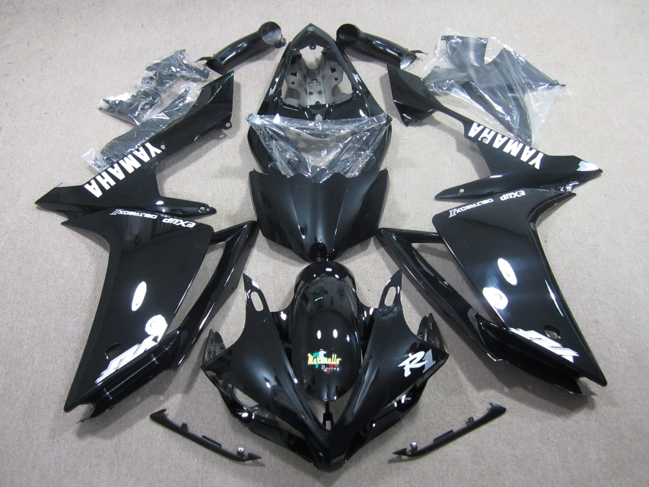 Yamaha YZF-R1 Fairings Plastics Kit 2007-2008 FM-1152