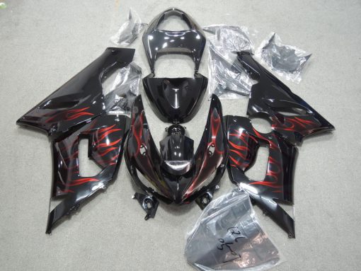 Kawasaki Ninja ZX-6R Fairings Plastics Kit 2005-2006 FM-0860