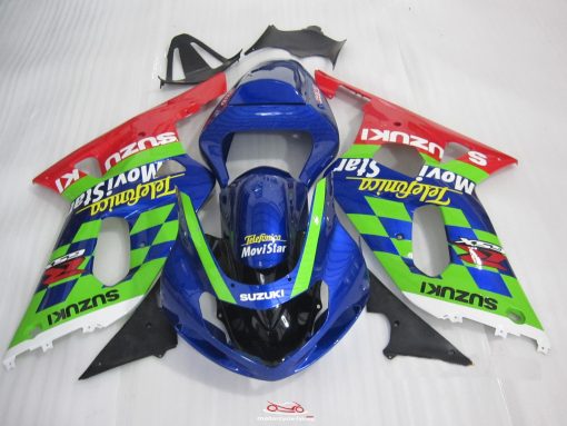 Suzuki GSXR600 2001-2003 / GSXR750 2000-2003 Fairings Plastics Kit FM-0516