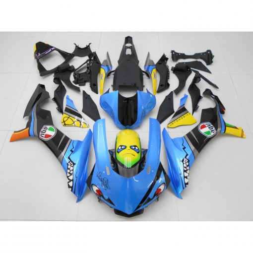 Yamaha YZF-R1 Fairings Plastics Kit 2015-2019 FM-1215